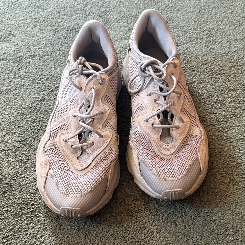 adidas Men's Gray Mesh Sneakers